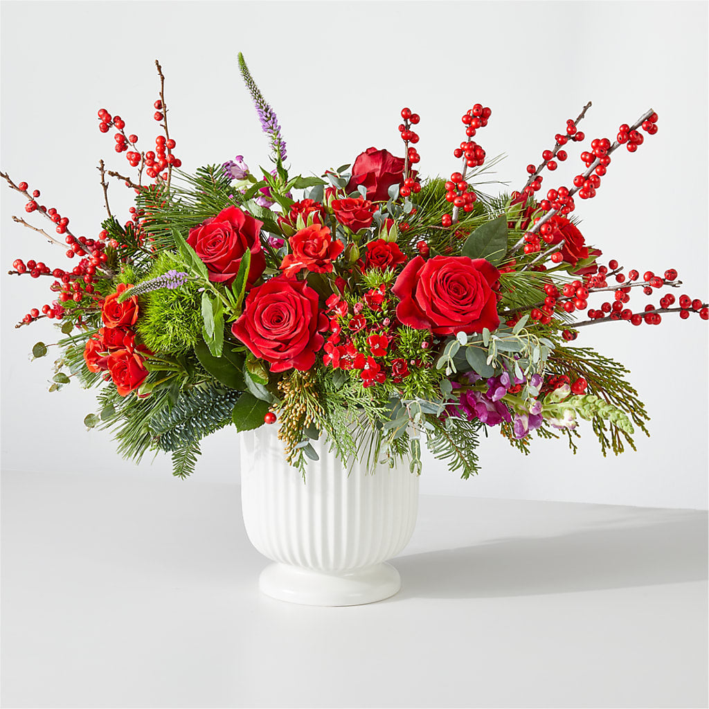 Big Red Bow Bouquet – Brunet Florist, Kanata ON
