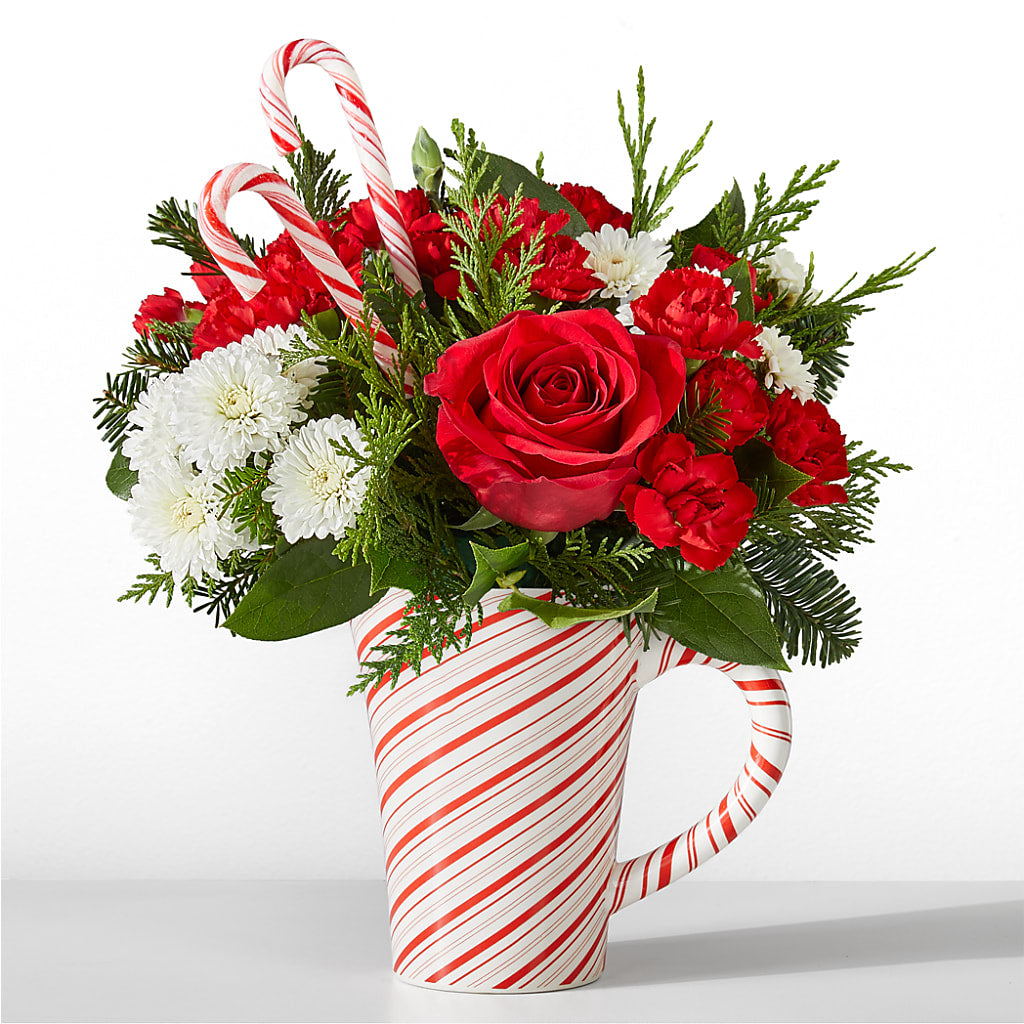 Peppermint Swirl Mug – Brunet Florist, Kanata ON