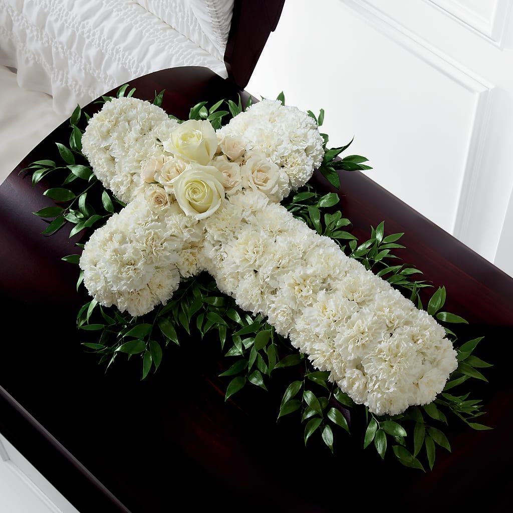 Peaceful Memories Casket Spray (Standard) – Brunet Florist, Kanata ON