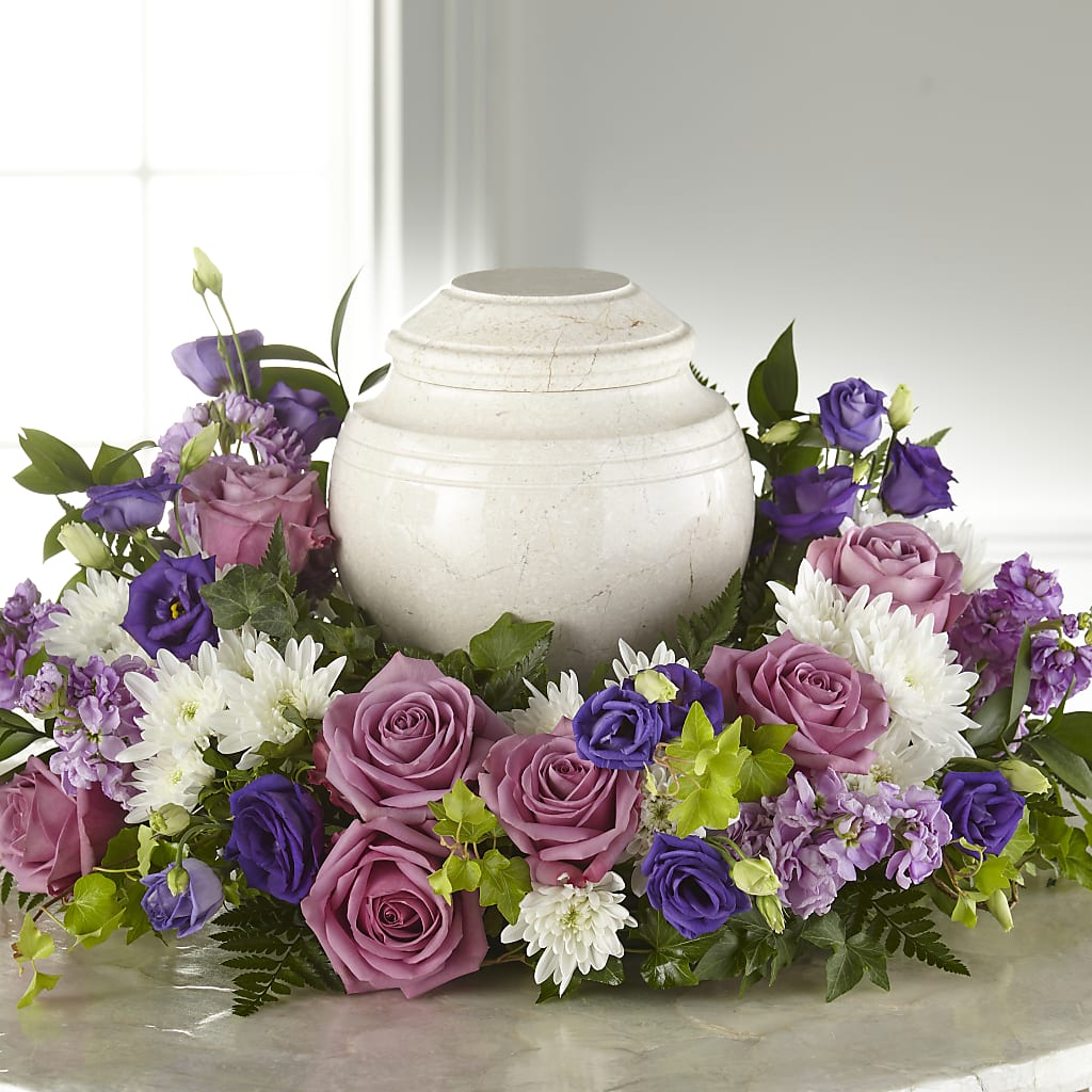 Blooming Sympathy Cremation Adornment – Brunet Florist, Kanata ON