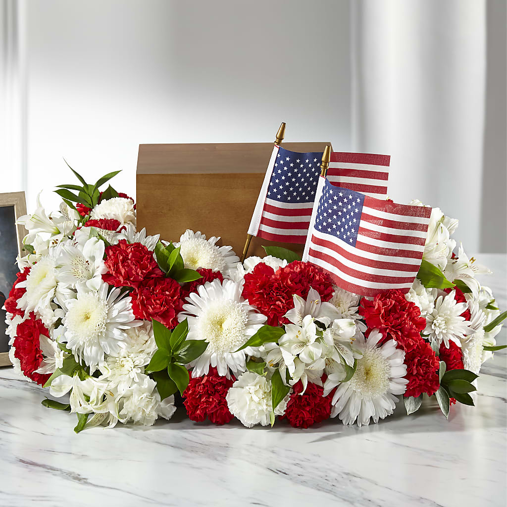 Spirit of Patriotism Cremation Adornment – Brunet Florist, Kanata ON