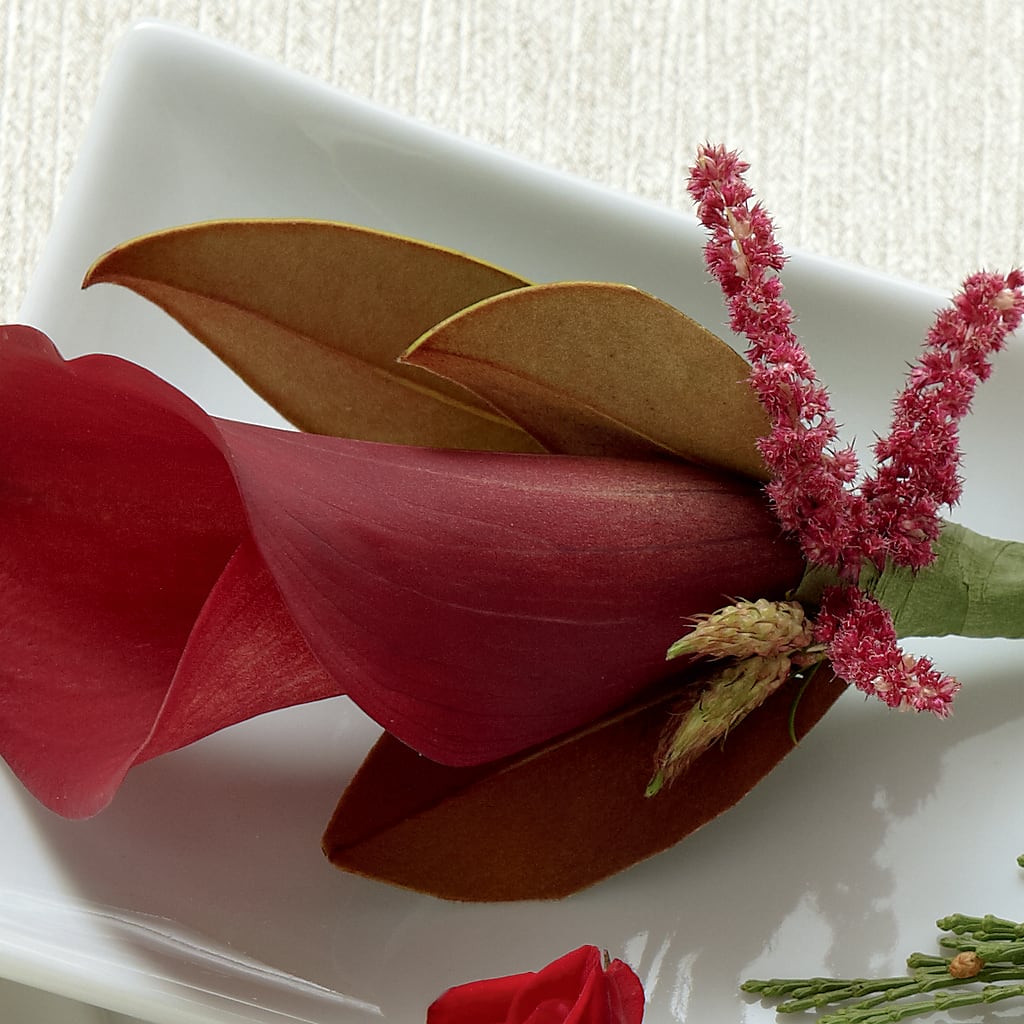 Red Calla Boutonniere – Brunet Florist, Kanata ON