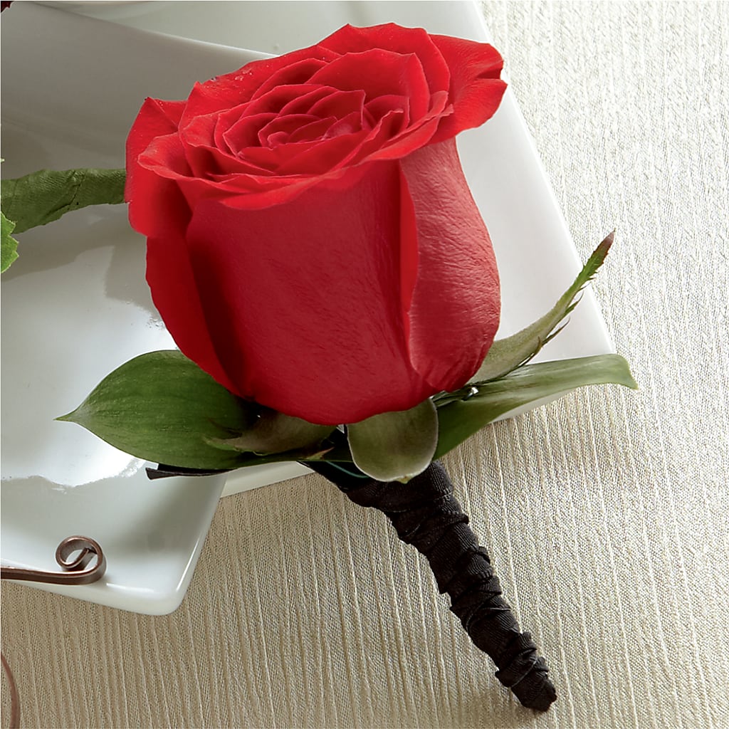 Red Rose Boutonniere – Brunet Florist, Kanata ON