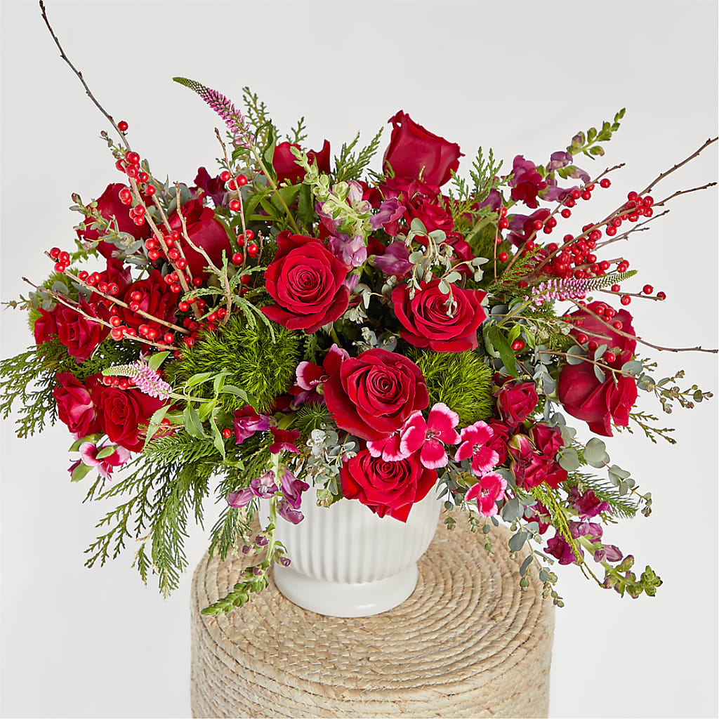 Big Red Bow Bouquet –  Brunet Florist, Kanata ON