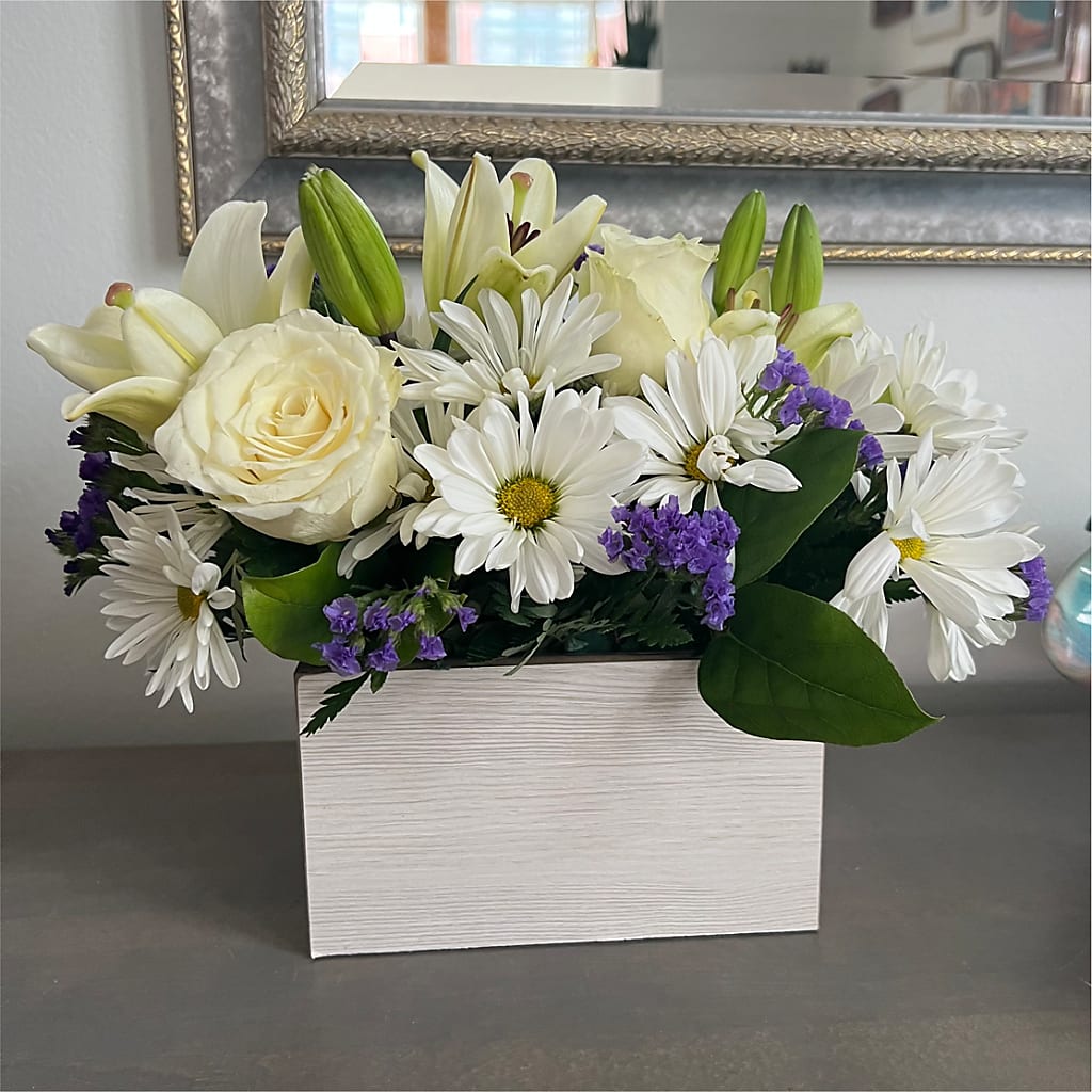 Beyond Blue Box Bouquet –  Brunet Florist, Kanata ON