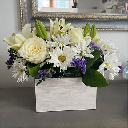 Beyond Blue Box Bouquet –  Brunet Florist, Kanata ON