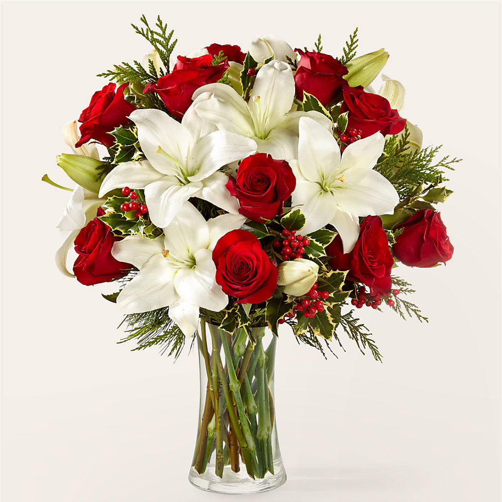 Bouquet de flocons de neige scintillants