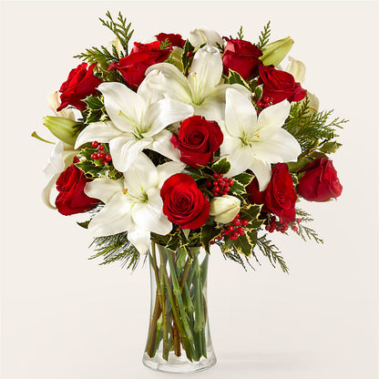 Bouquet de flocons de neige scintillants