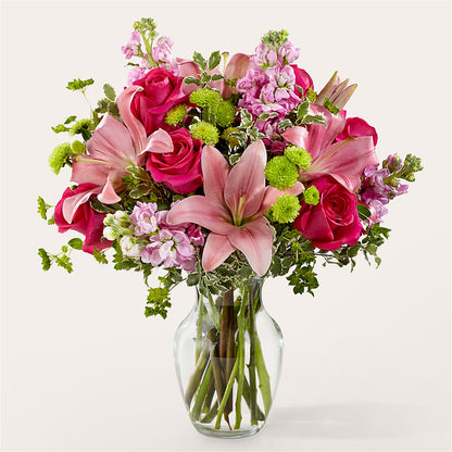 Bouquet Croix sur mon cœur