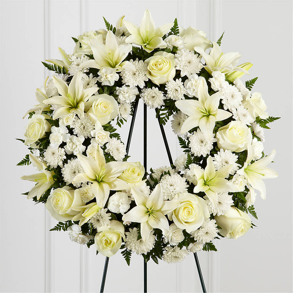 Treasured Tribute Wreath –  Brunet Florist, Kanata ON