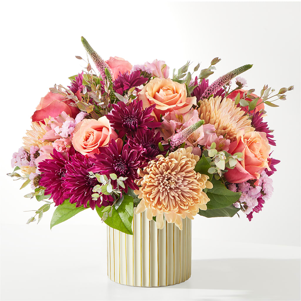 Berry Cobbler Bouquet with Ivory Vase –  Brunet Florist, Kanata ON