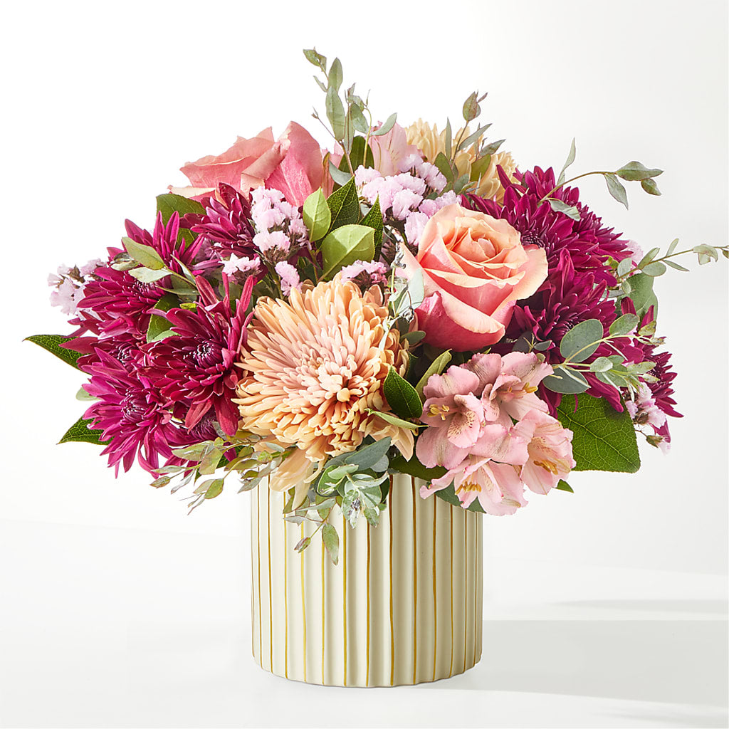 Berry Cobbler Bouquet with Ivory Vase –  Brunet Florist, Kanata ON