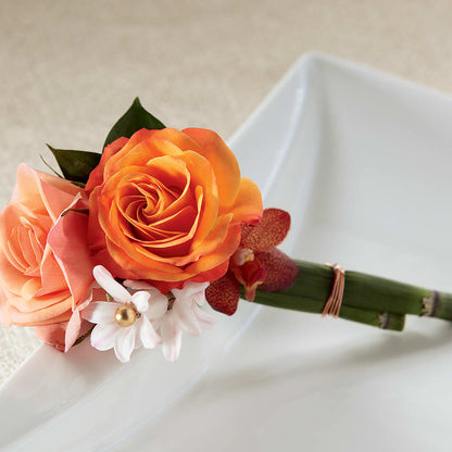 Sunset Dream Boutonniere –  Brunet Florist, Kanata ON