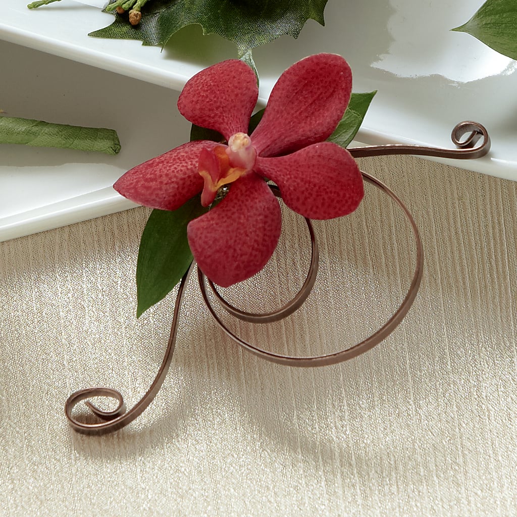 Boutonniere de mokara roja
